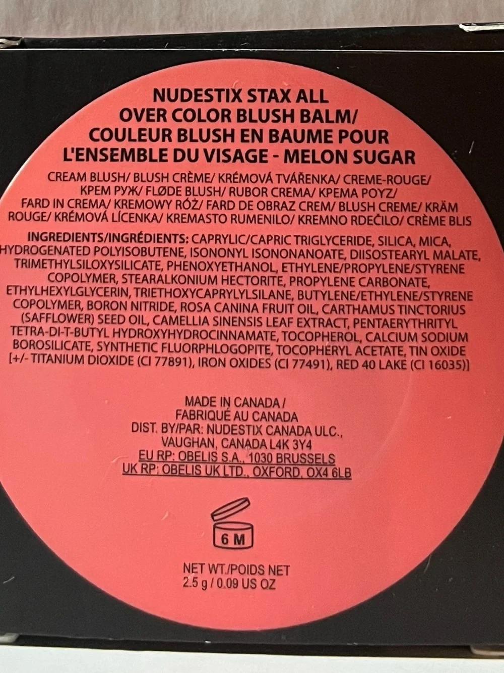 NUDESTIX - Compact Cream Blush - Melon Sugar